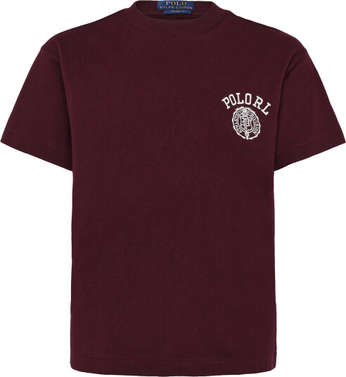Ralph Lauren Kids Hvy Wt Jersey Knt T Shirt Burgundy 150 161