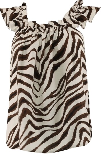Continue | Sasha Zebra Top | S