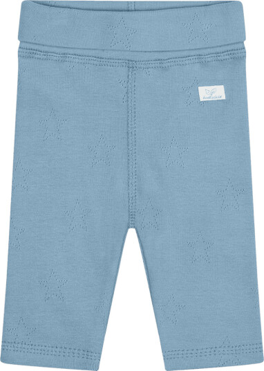 Hust & Claire Luca Pointelle star legging til barn   iron blue (50)   50