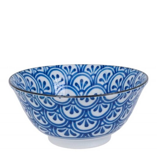 Tokyo Design Studio Mixed bowls skål 15x7 cm blå/hvit mix A Tokyo Design Studio Mixed bowls skål 15x7 cm blå/hvit mix A