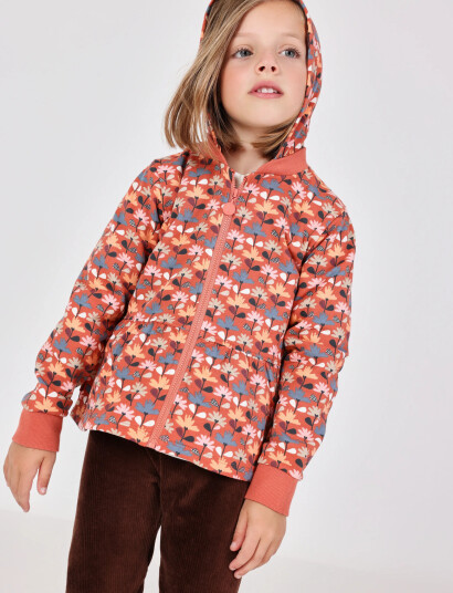 Boboli Fleece Jacket Printed Brown 128 Boboli Fleece Jacket Printed Brown 128