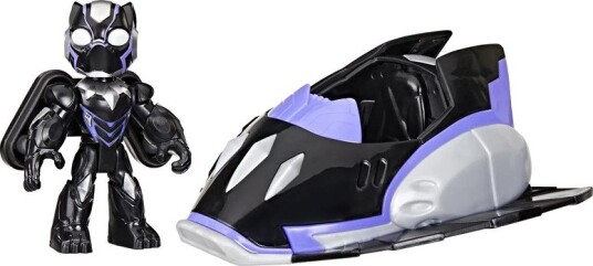 Marvel Iron Man Kjøretøy Og Figur 7,6 Cm Black Panther