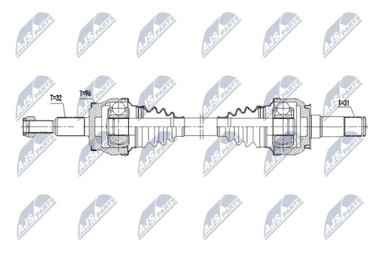 Nty Drivaksel NTY NPW CH 156