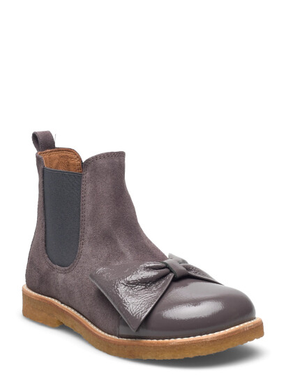 ANGULUS Booties - Flat - With Elastic - Purple - 24
