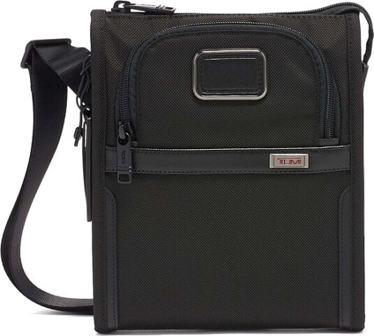 TUMI Alpha 3 Pocket Small Crossbody Bag Black TUMI Alpha 3 Pocket Small Crossbody Bag Black