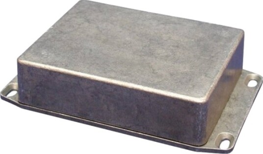 Hammond Electronics 1590BX2FL 254 × 70 × 34,5 mm Aluminium Natur Kabinett