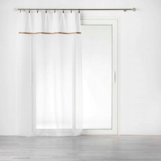 Douceur D`Interieur Gardin Til Stue Med Ringfester Leana Voile 140 X 240 Cm