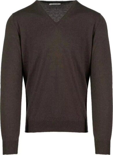 Gran Sasso Herre Strikkevarer Brun 3XL,