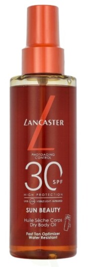 Lancaster Sun Beauty Satin Dry Oil SPF 30 - Hurtigbruning med Høy Beskyttelse 150 ml