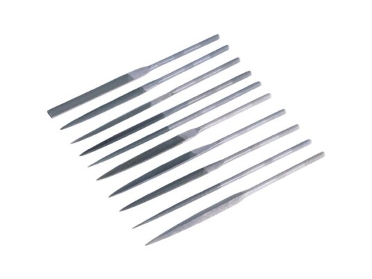Toolcraft 821006 Nålefilindsats 10 Dele 90 Mm 180 Mm 1 Set