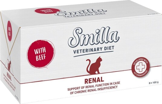 Smilla Veterinary Diet Våtfôr Veterinary Diet Renal Okse 8 X 100 G