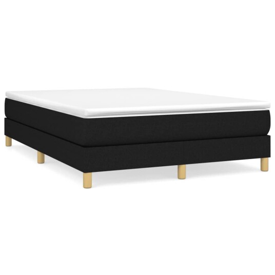 Boxspring sengeramme svart 135x190 cm Double stoff Boxspring sengeramme svart 135x190 cm Double stoff
