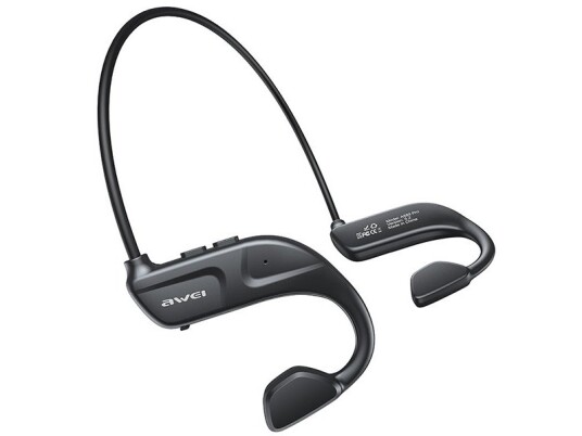 Awei Bluetooth 5.2 Sportshodetelefoner A889 Pro Svart/Svart Awei Bluetooth 5.2 Sportshodetelefoner A889 Pro Svart/Svart