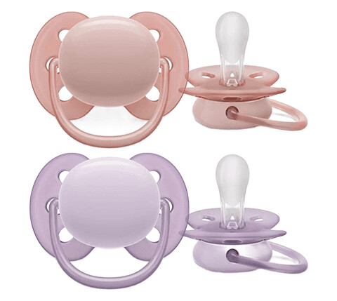 Phillips Avent  Ultra Soft Narresmokk  0-6mnd  Pink Purple