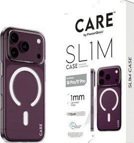 PanzerGlass CARE iPhone 17 Pro/18 Pro SL1M Deksel Gjennomsiktig