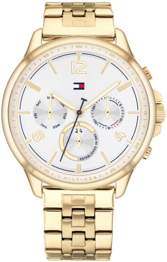 Tommy Hilfiger Dameklokke 1782223 Harper Hvit/Gulltonet stål Ø38 mm Tommy Hilfiger Dameklokke 1782223 Harper Hvit/Gulltonet stål Ø38 mm