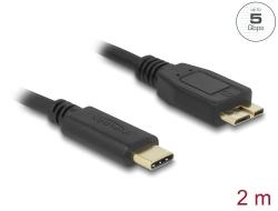 Delock USB kabel 5Gbps Type C Til Micro B 2m