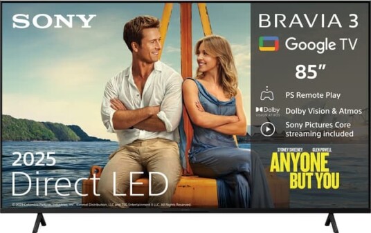 Sony Bravia 85" 4K LED Smart-TV med X1-prosessor og Dolby Vision K85S35B Sony Bravia 85" 4K LED Smart-TV med X1-prosessor og Dolby Vision K85S35B