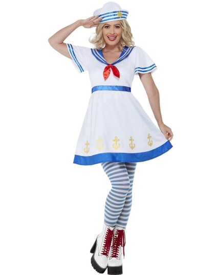 High Seas Sailor Kostyme til Dame High Seas Sailor Kostyme til Dame