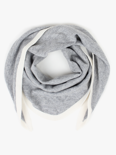 Nohr Studio Lara Duo Wool Cashmere Triangle L Grå ONE SIZE Nohr Studio Lara Duo Wool Cashmere Triangle L Grå ONE SIZE