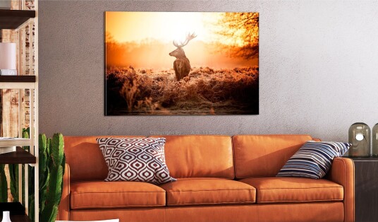 Tavle Deer In The Sun 90X60 Artgeist sp. z o. o.