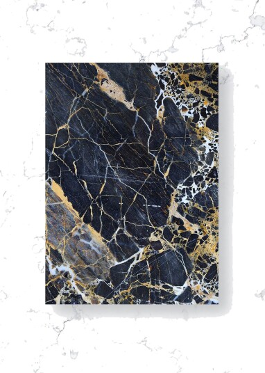 MalerifabrikkenPoster / Black marble / PlanoSvartPostere