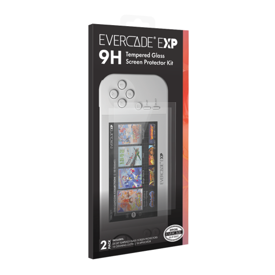 Evercade EXP Tempered Glass Screen Protector Evercade EXP Tempered Glass Screen Protector