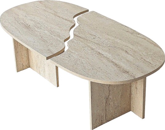 Hanah Home Salongbord Missisipi Beige Hanah Home Salongbord Missisipi Beige
