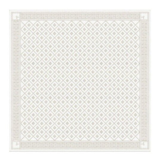 Ekelund   Åttebladrose bordduk 150x150 cm beige