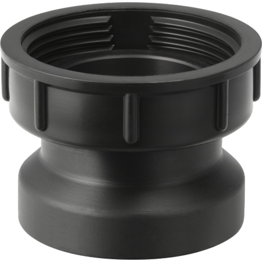 40 mm x 1,1/2" koblingsstykke svart PEH Geberit
