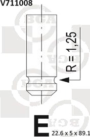Utløpsventil BGA V711008