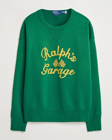 Polo Ralph Lauren Ralph's Garage Sweatshirt Tennis Green