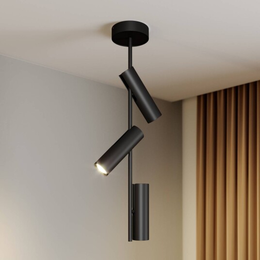 Sigma Leda 3 takspotlight med tre lamper svart Sigma Leda 3 takspotlight med tre lamper svart