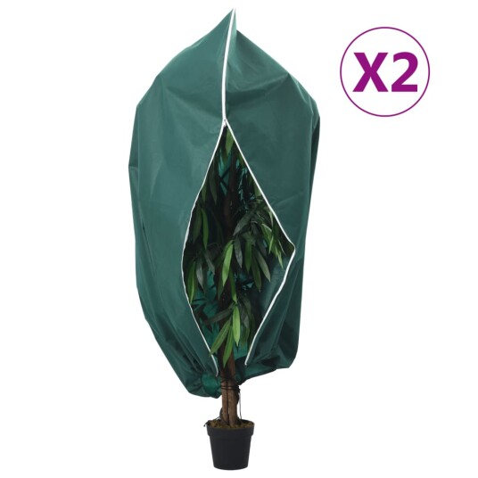 Plantefleecetrekk med glidelås 4 stk 70 g/m² 3,14x2,5 m Plantefleecetrekk med glidelås 4 stk 70 g/m² 3,14x2,5 m