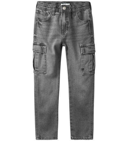 Name it kids - Cargojeans nkmSilas Tap Cargo Jeans 6650-AZ - Grå