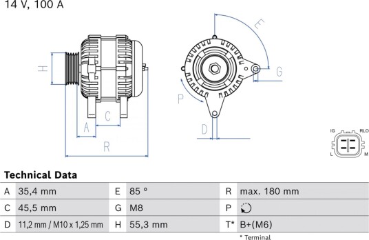 Dynamo BOSCH 0 986 087 240