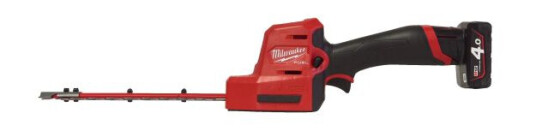 Milwaukee M12 FHT20-402 Hekksaks med 4,0 Ah batteri og lader, Hagemaskiner