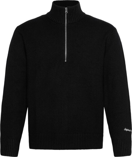 Jack & Jones Jornorrebro Knit Half Zip Sn Black XXL Jack & Jones Jornorrebro Knit Half Zip Sn Black XXL
