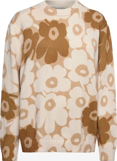 Marimekko Puuteri Unikko OFF WHITE BEIGE BROWN XS Marimekko Puuteri Unikko OFF WHITE BEIGE BROWN XS