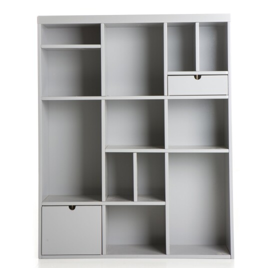 Vegghylle Edel grå MDF H:90cm