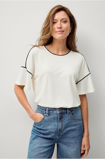 Ellos Collection Topp Alina Hvit