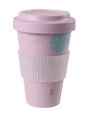 Drikkevarer Stoneline Awave Coffee-To-Go Kopp 21956 Kapasitet 0,4 L, Materiale Silikon/Rpet, Rose