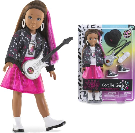 Corolle Melody Dukke Med Musikkstudio Inkl. Gitar Og Radio 28 cm 4+ År