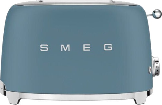 Smeg TSF01 Brødrister 2 Skiver Storm Blue med Opptiningsfunksjon Smeg TSF01 Brødrister 2 Skiver Storm Blue med Opptiningsfunksjon