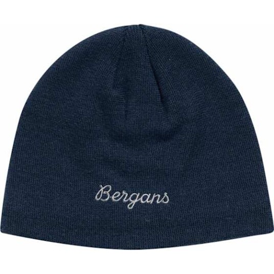 Bergans Of Norway Bergans Storetind Fleece Lined Wool Beanie Junior Navy Blue 52