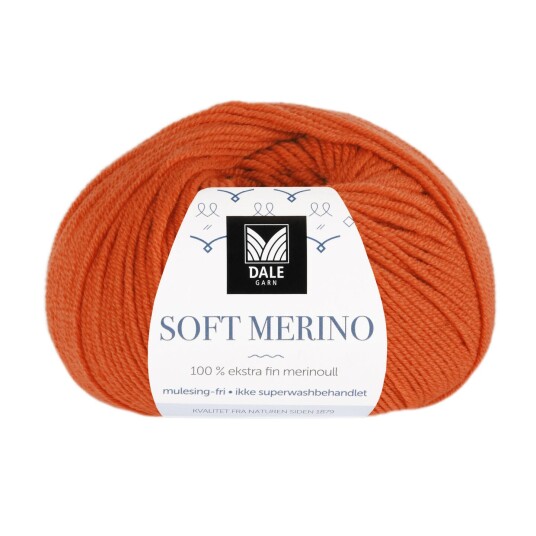 Dale Garn Dale Soft Merino 3033 Oransje