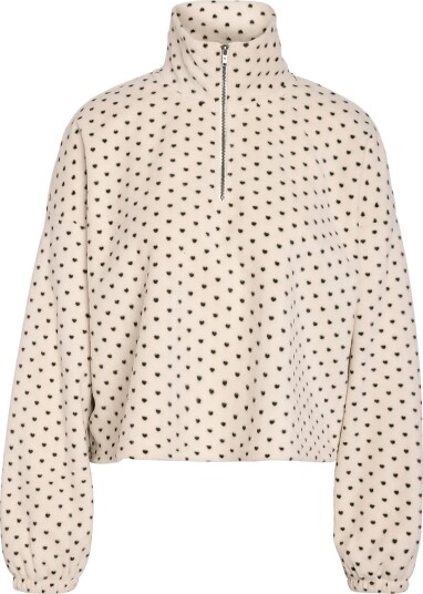 NOISY MAY Nmfleci L/S Zipper Blouse Aop   BIRCH   M