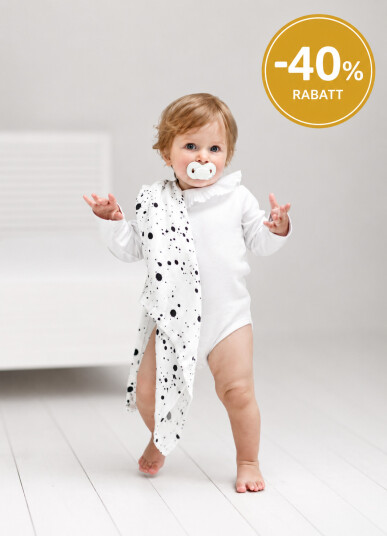 Sleepee 2 Pack Swaddle / Gulpeklut Bambus Dots Grey & White