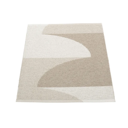 Pappelina Hill teppe Dark Linen/Linen/Fossil Grey 70 x 90cm