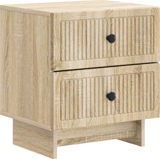  Nattbordskap Sonoma eik 43 x 34,5 x 47,5 cm Konstruert tre